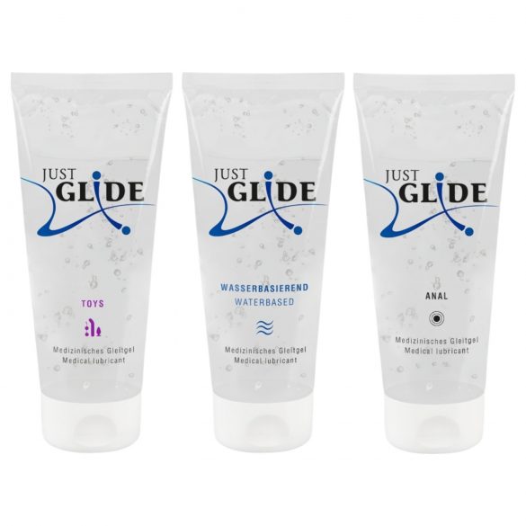 Sada lubrikantov Just Glide (3x200ml)