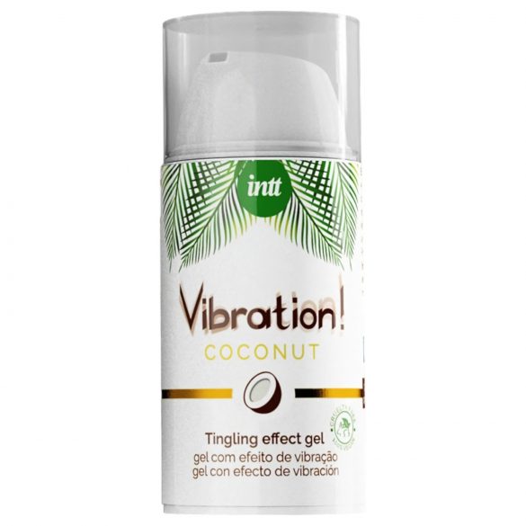 Intt Vibration! - tekutý vibrátor - kokos (15ml)