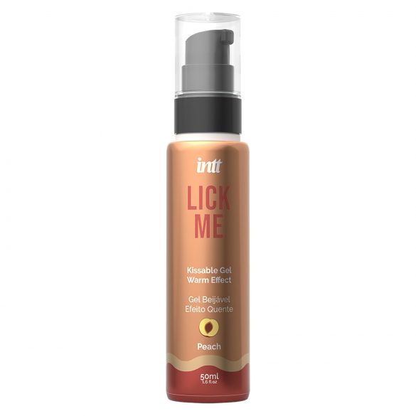 Intt Lick Me - hrejivý lubrikačný gél - broskyňa (50ml)