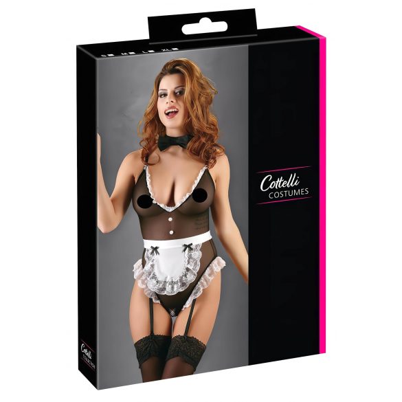 Cottelli - Sexy izba slúžky body - XL