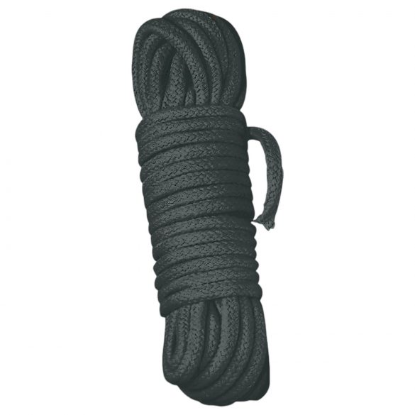 Shibari laná - 3m, čierne, pre zmyselné bondage zážitky