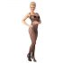 NO:XQSE - Bodystocking s bočným vzorom - čierna - 2XL/3XL