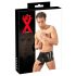 LATEX - boxer s návlekom na penis (čierny) - L/XL