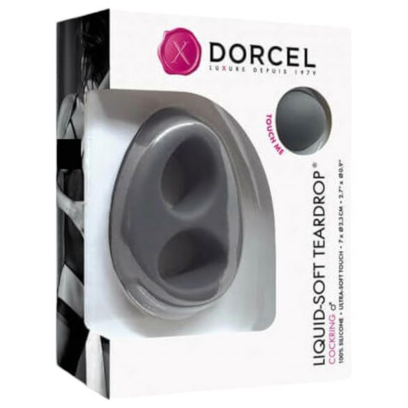 Dorcel Liquid-soft kvapka - penisový krúžok (šedý)