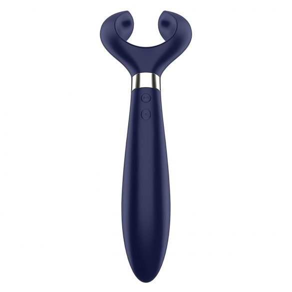 Satisfyer Endless Fun - nabíjateľný, vodotesný párový vibrátor (modrý)