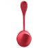 Satisfyer Shiny Petal - rádiové vibračné vajíčko (červené)