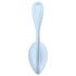 Satisfyer Smooth Petal - inteligentné vibračné vajíčko (modré)