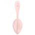 Satisfyer Ribbed Petal - vibračné vajíčko s diaľkovým ovládaním (ružové)