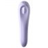 Satisfyer Dual Pleasure - inteligentný 2v1 fialový vibrátor na vlny potešenia