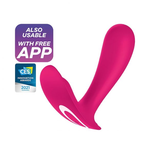 Satisfyer Top Secret - inteligentný vibrátor s 2 motormi (ružový)