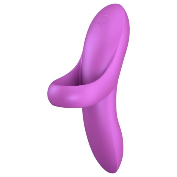 Satisfyer Bold Lover - nabíjateľný vodotesný prstový vibrátor (ružový)