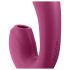 Satisfyer Sunray - nabíjateľný 2v1 vibrátor s technológiou Air Pulse (červený)