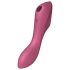 Satisfyer Curvy Trinity 3 - 2v1 vzduchový a vibrátor (červený)