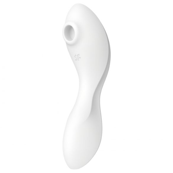 Satisfyer Curvy Trinity 5+ - šikovný 2v1 vibrátor (biely)