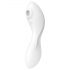 Satisfyer Curvy Trinity 5+ - šikovný 2v1 vibrátor (biely)