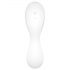 Satisfyer Curvy Trinity 5+ - šikovný 2v1 vibrátor (biely)