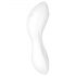 Satisfyer Curvy Trinity 5+ - šikovný 2v1 vibrátor (biely)