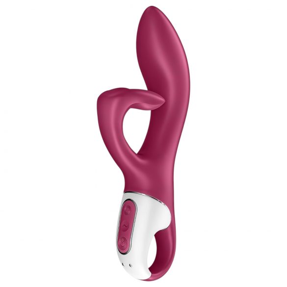 Satisfyer Embrace Me - nabíjací vibrátor s klitorisovým ramenom (červený)