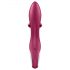 Satisfyer Embrace Me - nabíjací vibrátor s klitorisovým ramenom (červený)