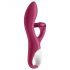 Satisfyer Embrace Me - nabíjací vibrátor s klitorisovým ramenom (červený)