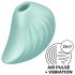 Satisfyer Pearl Diver - akumulátorový, vlnivý klitorisový vibrátor (mätový)