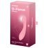 Satisfyer G-Force - nabíjací, vodotesný G-bod vibrátor (ružový)