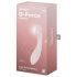 Satisfyer G-Force - nabíjací, vodotesný G-bod vibrátor (béžový)