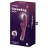 Satisfyer Spinning Rabbit 1 - rotačný vibrátor s klitorálnym ramenom (červený)