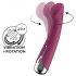 Satisfyer Spinning G-Spot 1 - Červený G-bod vibrátor s rotačnou hlavou