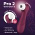 Satisfyer Pro 2 Gen3 - inteligentný vlnový stimulátor klitorisu (červený)