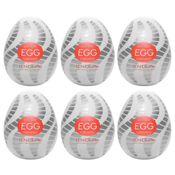 TENGA Egg Tornado - vajíčko na potešenie (6 ks)