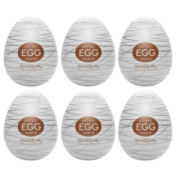 TENGA Egg Silky II - masturbačné vajíčko (6ks)