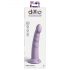 Dillio Slim Seven - stimulujúci prísavkový dildo (20 cm) - fialový