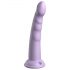 Dillio Slim Seven - stimulujúci prísavkový dildo (20 cm) - fialový