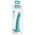 Dillio Slim Seven - stimulujúci dildo s prísavkou (20 cm) - tyrkysový