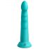 Dillio Slim Seven - stimulujúci dildo s prísavkou (20 cm) - tyrkysový