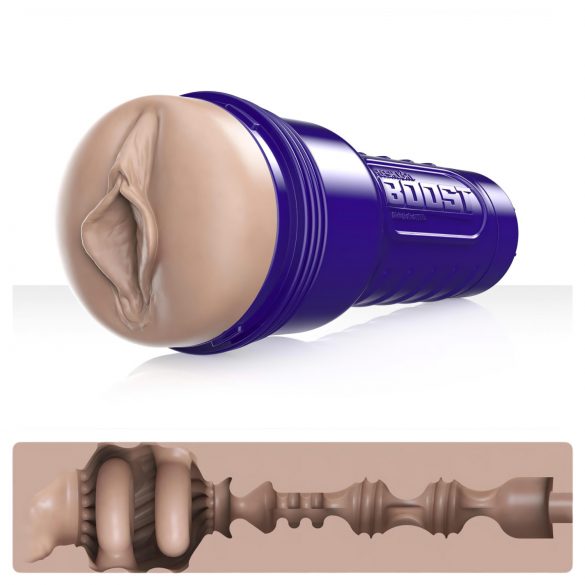 Fleshlight Boost Bang - realistický umelý vaginálny masturbátor (naturálny)