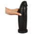 Realistixxx Obrovský Real - giga dildo - 30 cm (čierny)