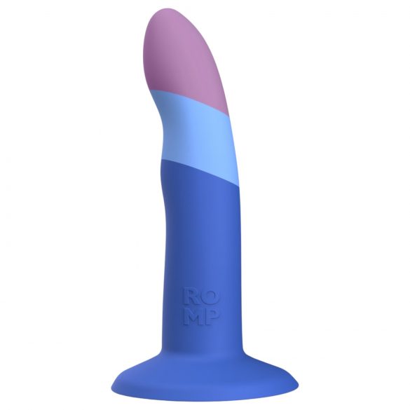 ROMP Piccolo - pružný silikónový dildo (modro-fialový)