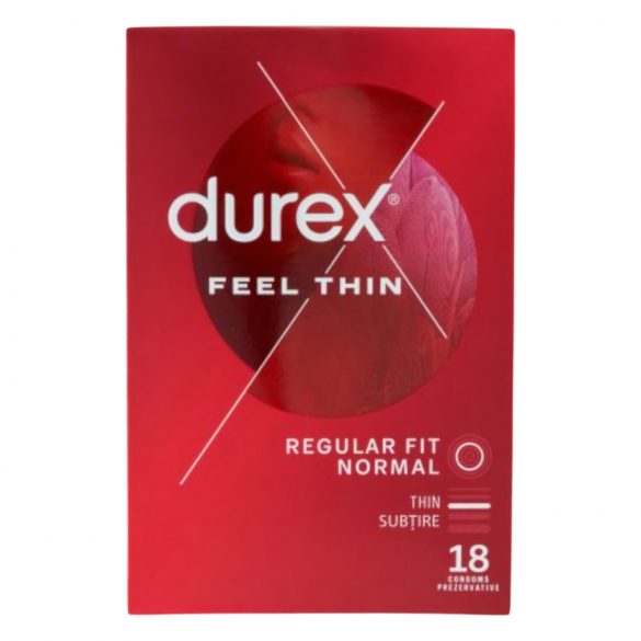 Durex Feel Thin - prirodzený pocit kondóm (18 ks)