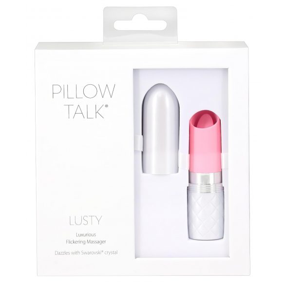 Pillow Talk Lusty - nabíjací jazýčkový vibrátor (ružový)