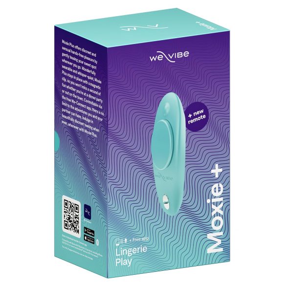 We-Vibe Moxie+ - inteligentný vibrátor na klitoris (tyrkysová)