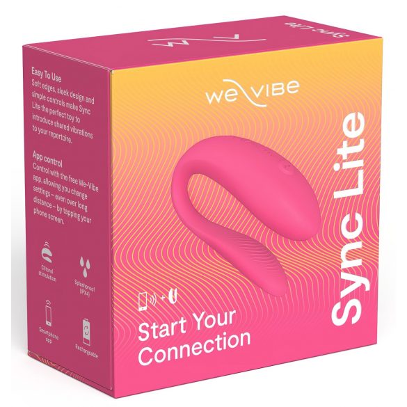 We-Vibe Sync Lite - inteligentný pár vibrátor (ružový)