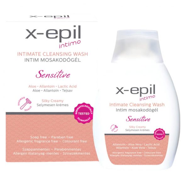 X-Epil Intimo Sensitive - jemný intímny umývací gél (250ml)