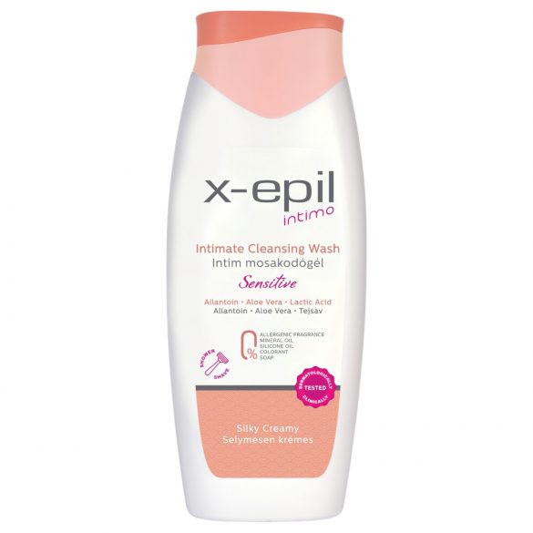 X-Epil Intimo Sensitive - gél pre jemnú intímnu hygienu (400ml)