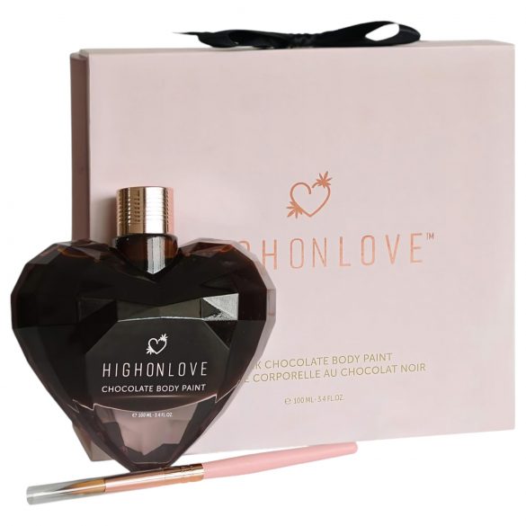 HIGHONLOVE - čokoládová telová farba (100 ml)