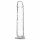 Addiction Crystal - priesvitné dildo s prísavkou - 18 cm