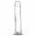 Addiction Crystal - 20cm priehľadné dildo s prísavkou