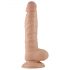 Lovetoy Real Extreme - prísavkový dildo - 21cm (naturálny)