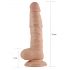 Lovetoy Real Extreme - prísavkový dildo - 21cm (naturálny)